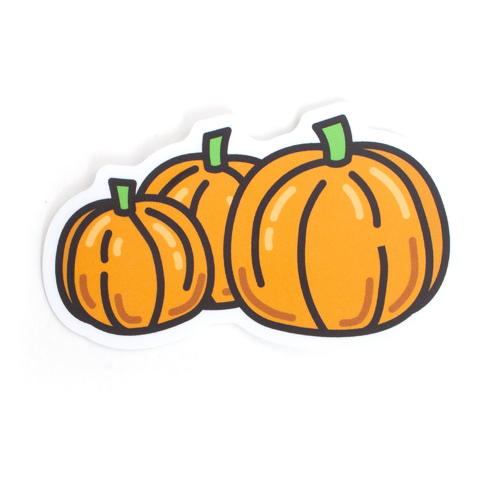 Stickers Northwest, Stickers, Art & School, 3", 3 Pumpkins, 632552